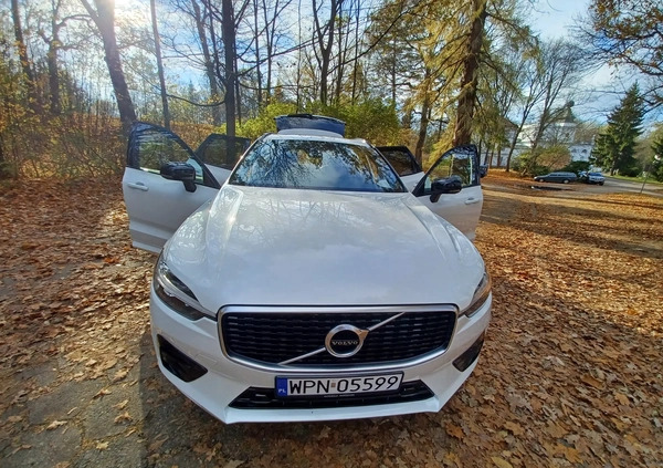 Volvo XC 60 cena 157000 przebieg: 37000, rok produkcji 2021 z Nidzica małe 631